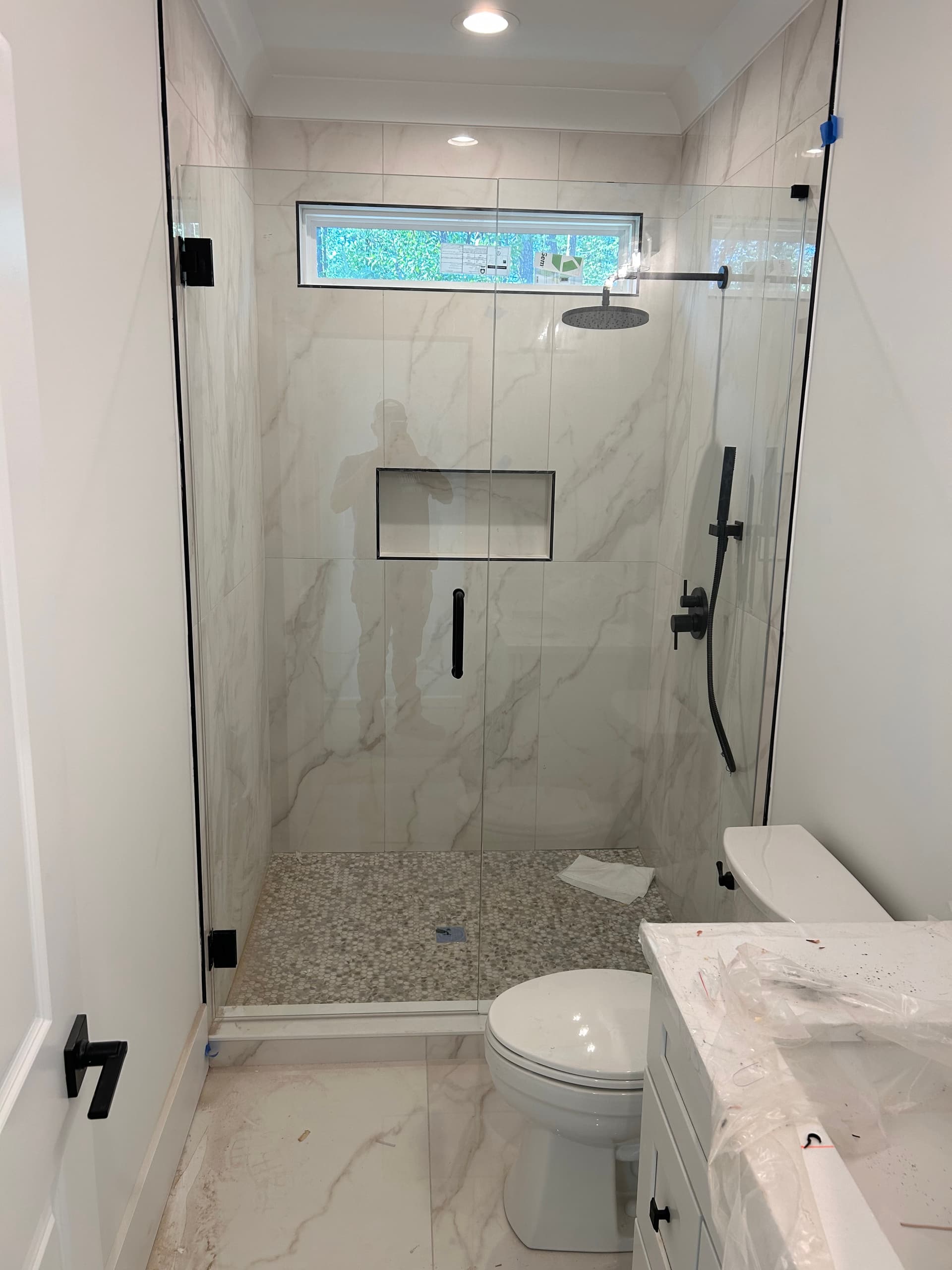 Marble Mosaic Shower